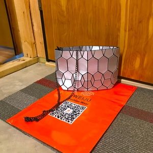 Metallic Geometric Fashion Bag